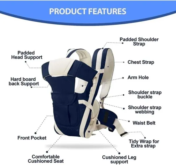Fitty_Hisu_Baby_Adjustable_Hands_Free_4_In_1_Baby_Carrier_Bag_|_Baby_Carry_Cot_Navy,_Front_Carry_Facing_In