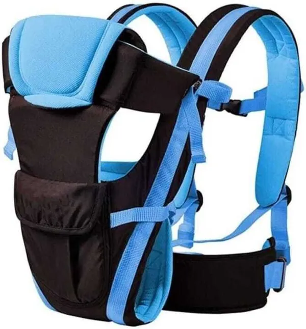 Suanikids_4-In-1_Adjustable_Cum_Kangaroo_Bag/Honeycomb_Texture_Sling/Back/Front_Baby_Cuddler_Firozi,_Front_Carry_Facing_In