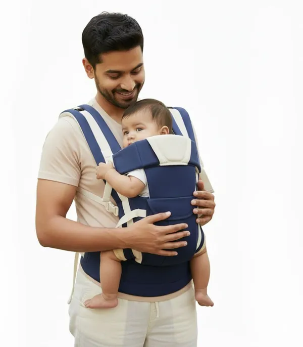 Lilnino_Comfortable_4-In-1_Baby_Carrier_Bag_For_0-24_Months_Baby_Carrier_Blue,_Front_Carry_Facing_Out