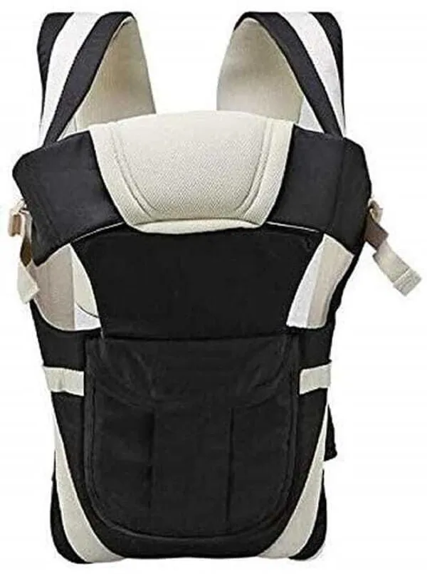 Suanikids_4-In-1_Adjustable_Cum_Kangaroo_Bag/Honeycomb_Texture_Sling/Back/Front_Baby_Cuddler_Navy_Blue,_Front_Carry_Facing_In
