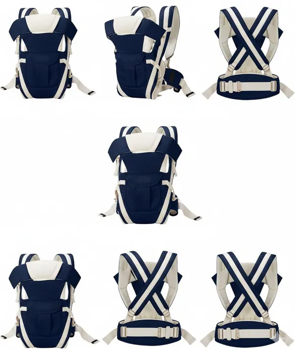 Nestra_Baby_Carrier_With_Strong_Belt_4_In_1_Position_Blue,_Front_Carry_Facing_In_Baby_Carrier_Blue,_Front_Carry_Facing_In