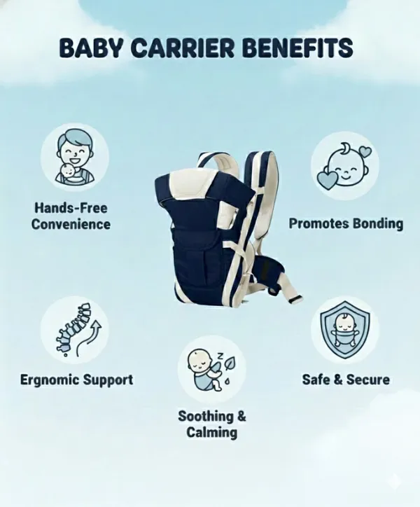 Nestra_Baby_Carrier_With_Strong_Belt_4_In_1_Position_Blue,_Front_Carry_Facing_In_Baby_Carrier_Blue,_Front_Carry_Facing_In