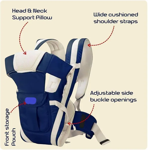 Lilnino_Baby_Carrier_Bag_With_Adjustable_Waist_Strap_Baby_Carrier_Blue,_Front_Carry_Facing_Out