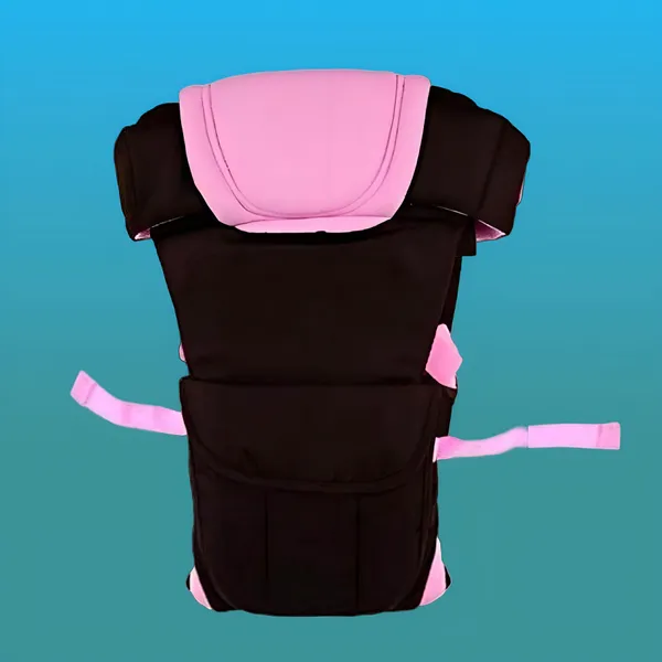 Domain_Newborn_Baby_Carrier_Multipurpose_Front_&_Back_Facing_Bag_0_To_3_Year_Baby_Carrier_Pink_Color,_Back_Carry