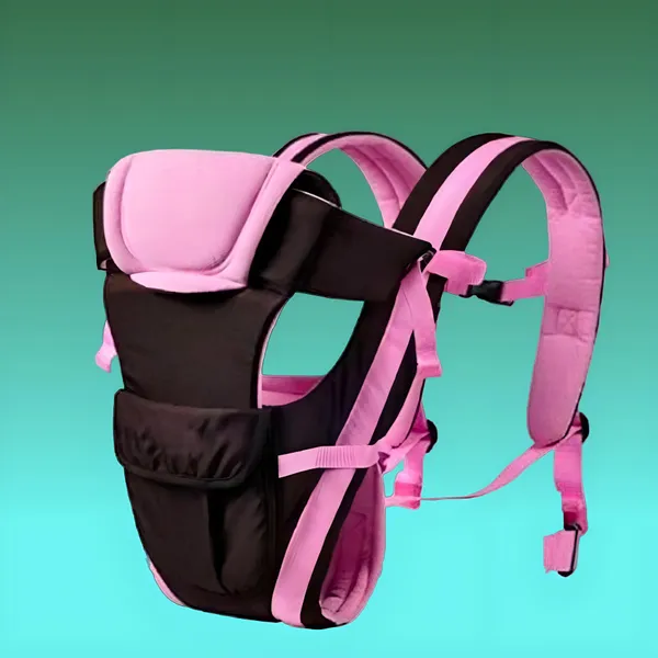 Domain_Newborn_Baby_Carrier_Multipurpose_Front_&_Back_Facing_Bag_0_To_3_Year_Baby_Carrier_Pink_Color,_Back_Carry