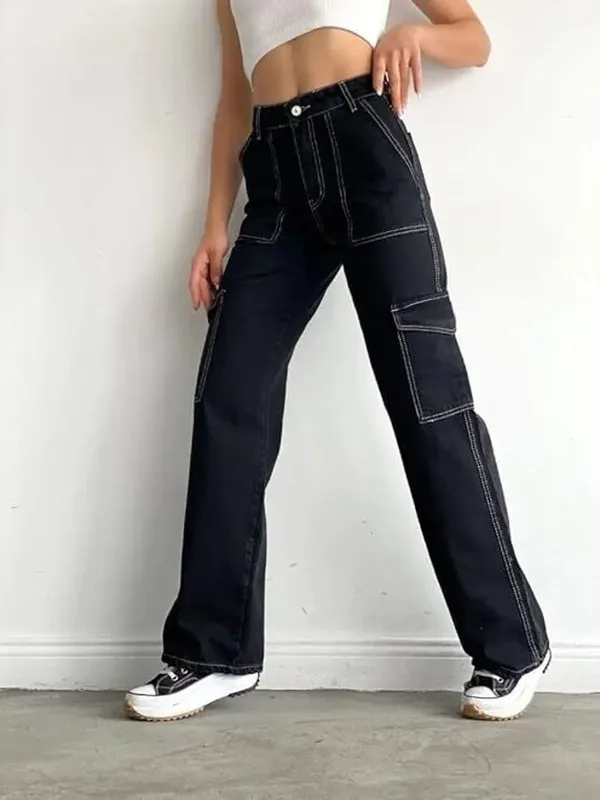 Rajni_Global_Relaxed_Fit_Boys_&_Girls_Black_Jeans