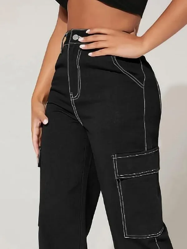 Rajni_Global_Relaxed_Fit_Boys_&_Girls_Black_Jeans