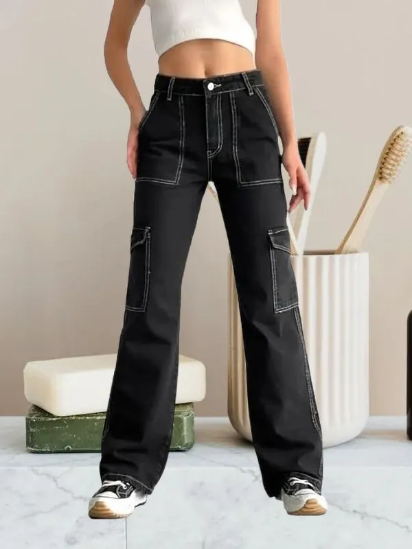 Shreeradha_Relaxed_Fit_Boys_&_Girls_Black_Jeans