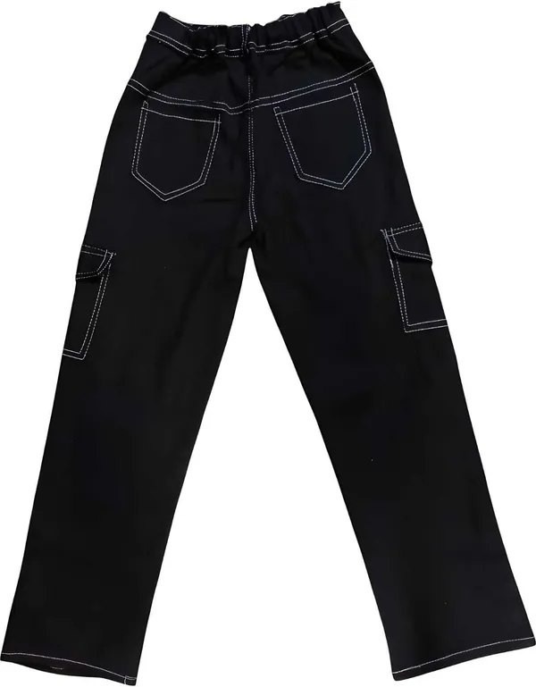 Nd_Intermational_Relaxed_Fit_Boys_&_Girls_Black_Jeans