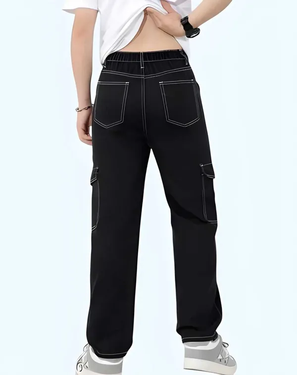 Nd_Intermational_Relaxed_Fit_Boys_&_Girls_Black_Jeans