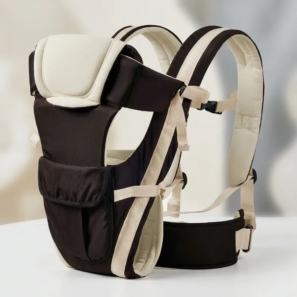 Soften_Baby_Carrier_4In1_Adjustable_Kangaroo_Bag_Baby_Carrier_Black,_Front_Carry_Facing_In