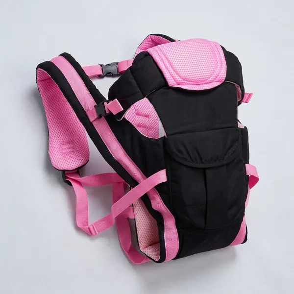Duza_Baby_Carrier_4In1_Adjustable_Kangaroo_Style_Bag_Baby_Carrier_Pink,_Front_Carry_Facing_In