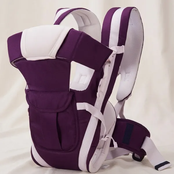 Soften_Baby_Carrier_4In1_Adjustable_Kangaroo_Bag_Baby_Carrier_Purple,_White,_Front_Carry_Facing_In