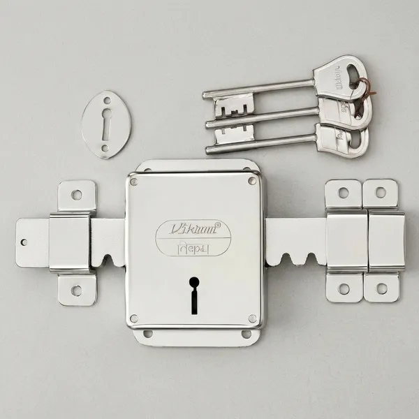 Silver_Iron_Horizontal_Rim_Lock_With_3_Keys
