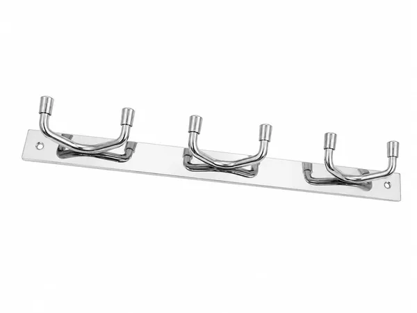 Silver_Stainless_Steel_Modern_W-Shape_Wall_Mounted_Multi_Hook_Rack_Pack_Of_2
