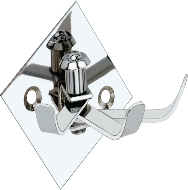 Silver_Stainless_Steel_Chrome_Diamond_Backplate_Dual_Robe_Hook_Pack_Of_2
