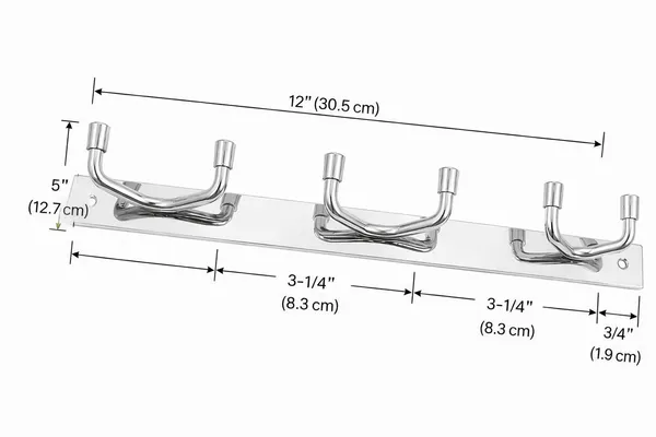 Silver_Stainless_Steel_Modern_W-Shape_Wall_Mounted_Multi_Hook_Rack_Pack_Of_2