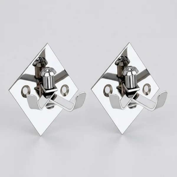 Silver_Stainless_Steel_Chrome_Diamond_Backplate_Dual_Robe_Hook_Pack_Of_2
