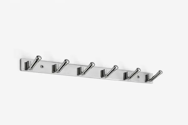 Silver_Stainless_Steel_Modern_6_V-Hook_Wall_Mounted_Coat_Rack_Pack_Of_2