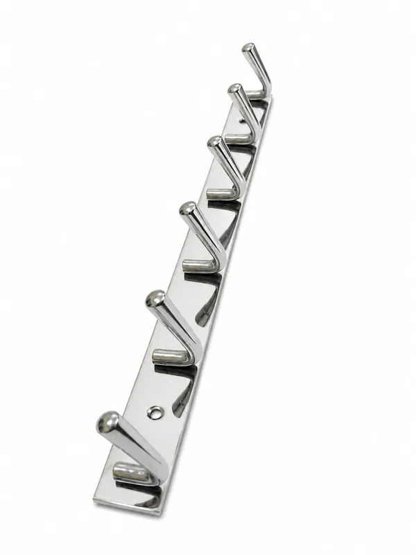 Silver_Stainless_Steel_Modern_6_V-Hook_Wall_Mounted_Coat_Rack_Pack_Of_2
