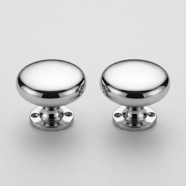 Silver_Stainless_Steel_Chrome_Round_Cabinet_Knob_Pack_Of_2
