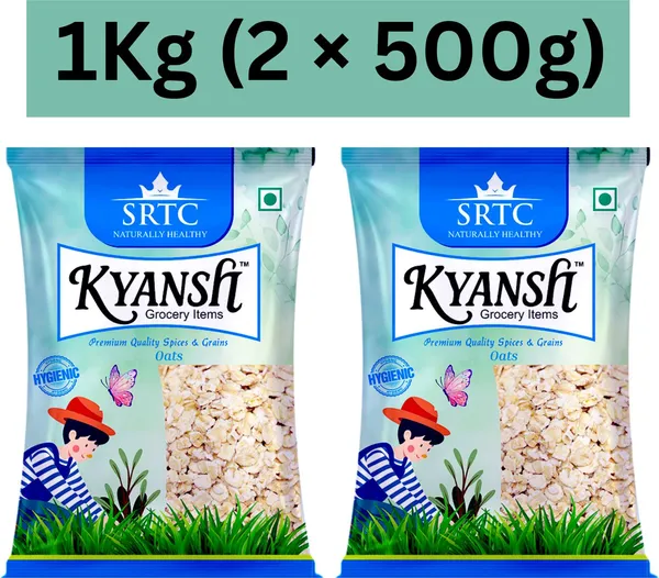 Kyansh_Natural_Oats_500_G_(Pack_Of_2)