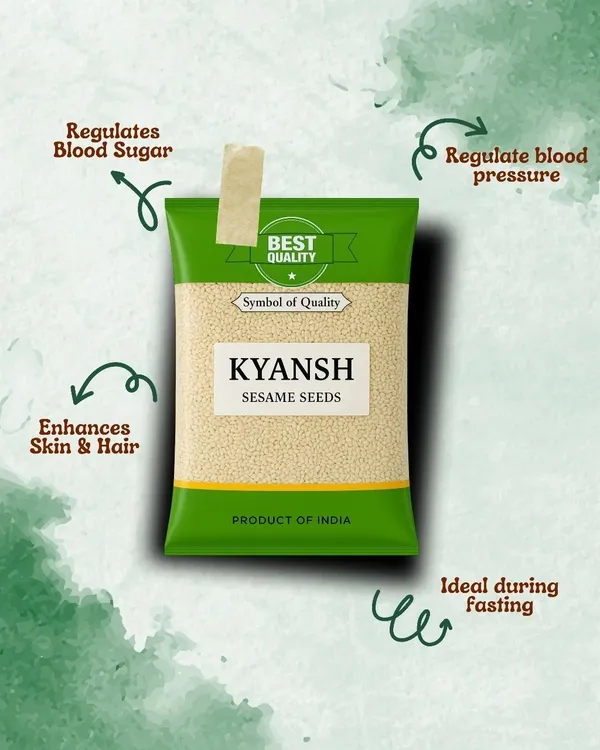 Kyansh_Unpolished_White_Sesame_Seeds_Pack_Of_2