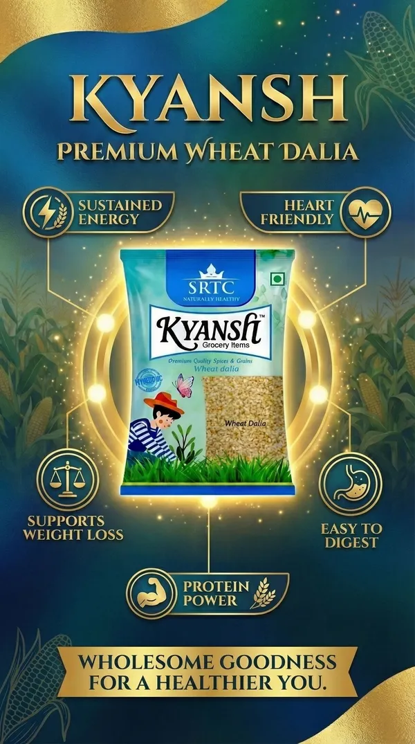 Kyansh_3Kg_Premium_Quality_Dalia_(Broken_Wheat)_Broken_Wheat