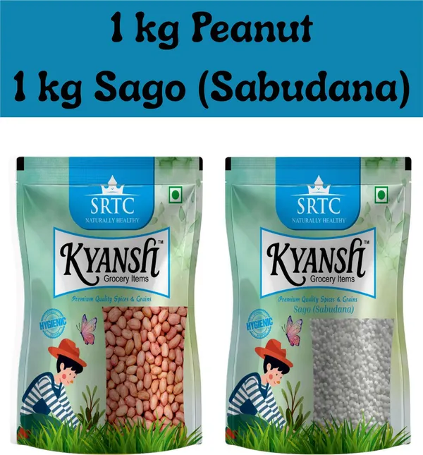 Kyansh_Combo_Of_1_Kg_Sago_And_1Kg_Peanuts_Sago_(Pack_Of_2)