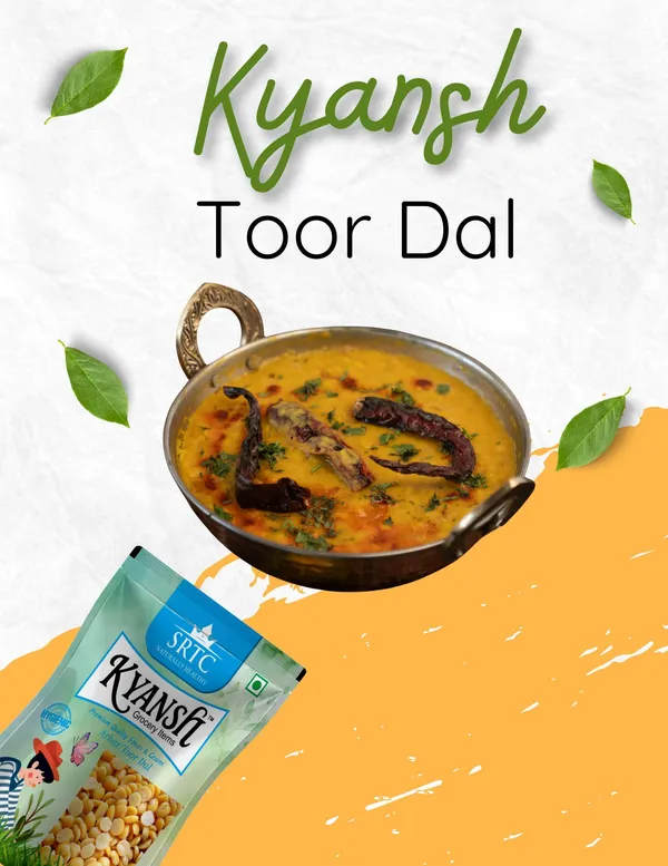 Kyansh_Yellow_Toor_Dal_Split_2Kg_(Pack_Of_2)