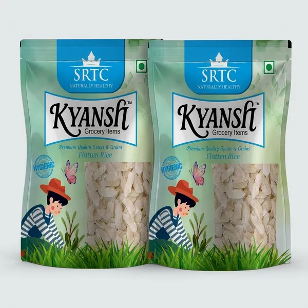 Kyansh_Flattened_Rice_Poha_Long_Grain_1_Kg_-_Pack_Of_2
