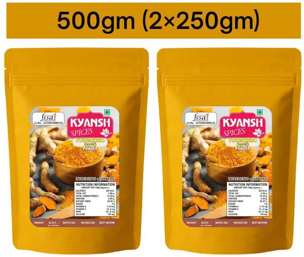 Kyansh_Turmeric_Powder_250_G_-_Pack_Of_2