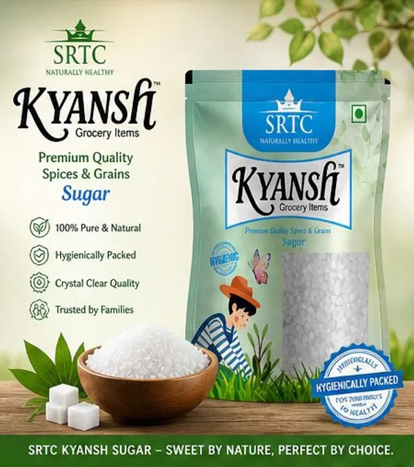 Kyansh_White_Sugar_1_Kg_(Pack_Of_5)