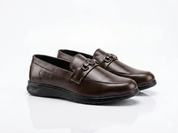 Brown_Leather_Buckle_Slip-On_Formal_Shoes_For_Men