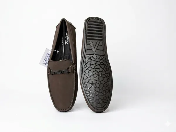 Brown_Leather_Buckle_Slip-On_Casual_Loafers_For_Men