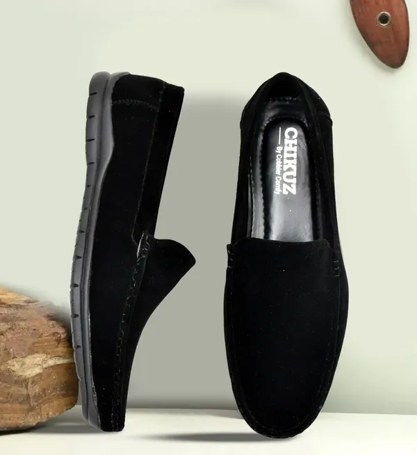 Black_Suede_Slip-On_Casual_Loafers_For_Men