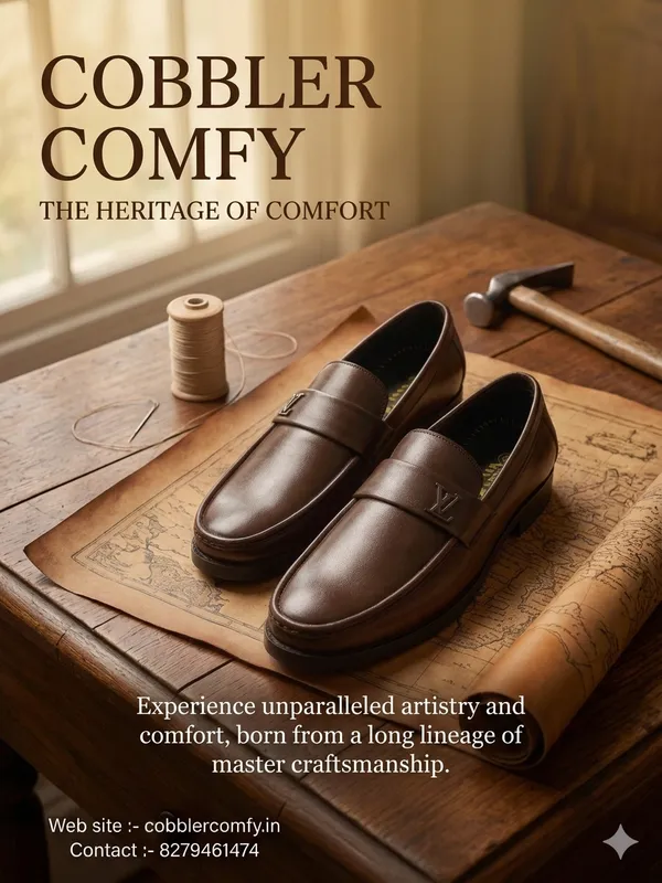 Brown_Leather_Penny_Loafer_Shoes_For_Men