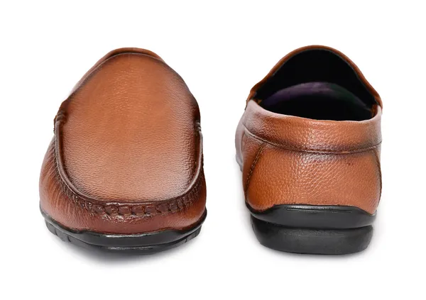Tan_Leather_Moc-Toe_Slip-On_Loafers_For_Men