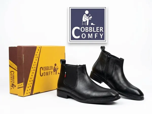 Faux_Leather_Cow_Boy_Chelsea_Boot_Black