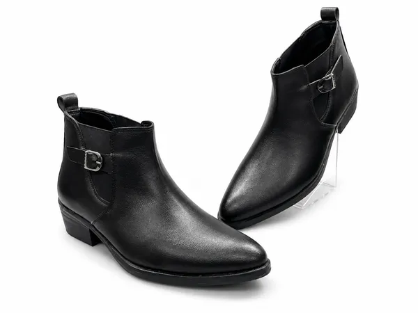 Faux_Leather_Cow_Boy_Chelsea_Boot_Black