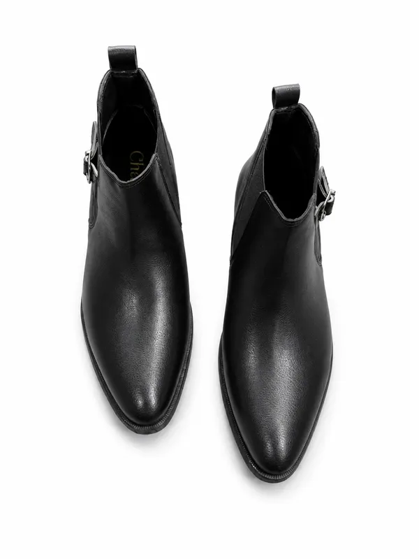 Faux_Leather_Cow_Boy_Chelsea_Boot_Black
