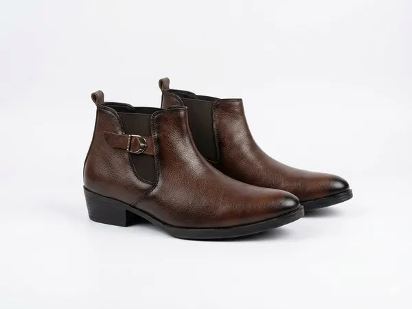 Faux_Leather_Cow_Boy_Chelsea_Boot_Brown