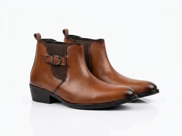 Faux_Leather_Cow_Boy_Chelsea_Boot_Tan