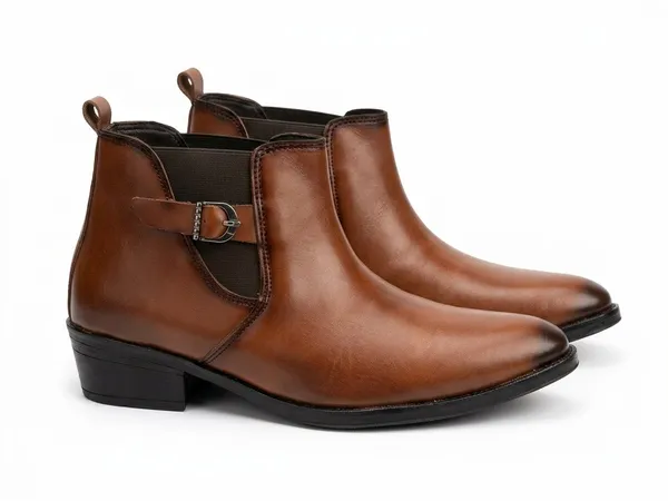 Faux_Leather_Cow_Boy_Chelsea_Boot_Tan