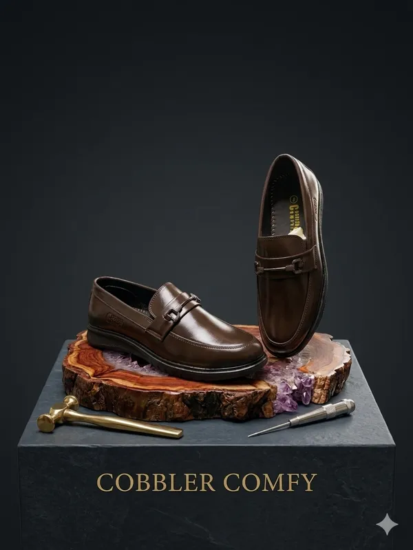 Brown_Leather_Buckle_Slip-On_Loafers_For_Men