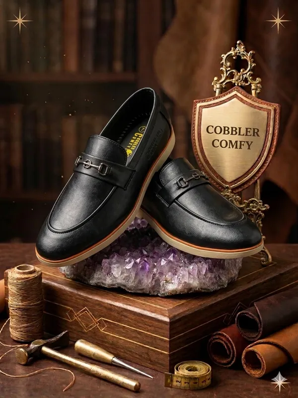 Black_Leather_Horsebit_Slip-On_Loafers_For_Men