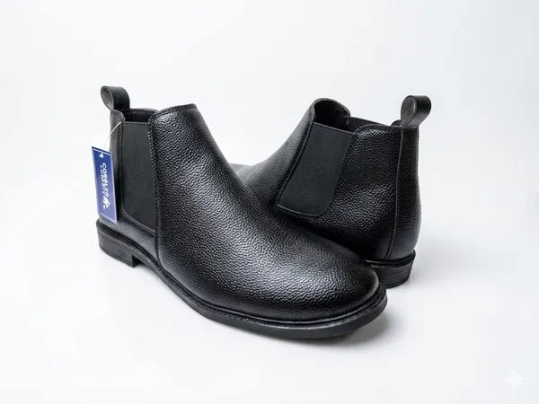 Black_Textured_Leather_Chelsea_Boots_For_Men