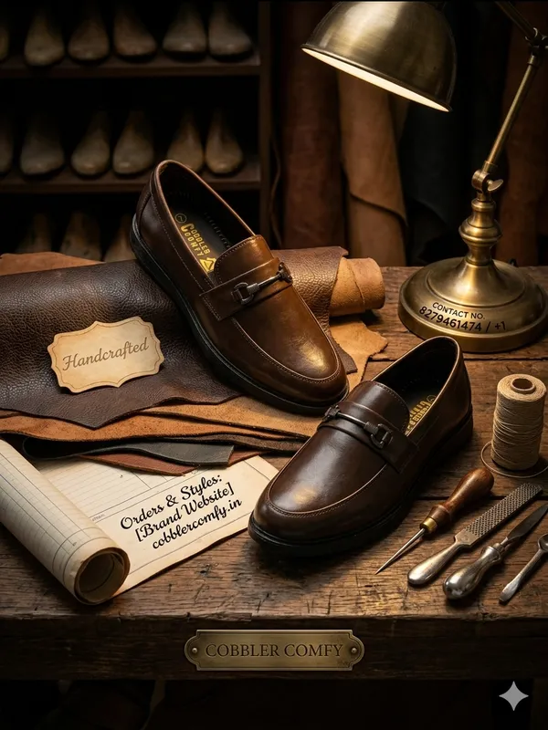 Brown_Leather_Buckle_Slip-On_Loafers_For_Men