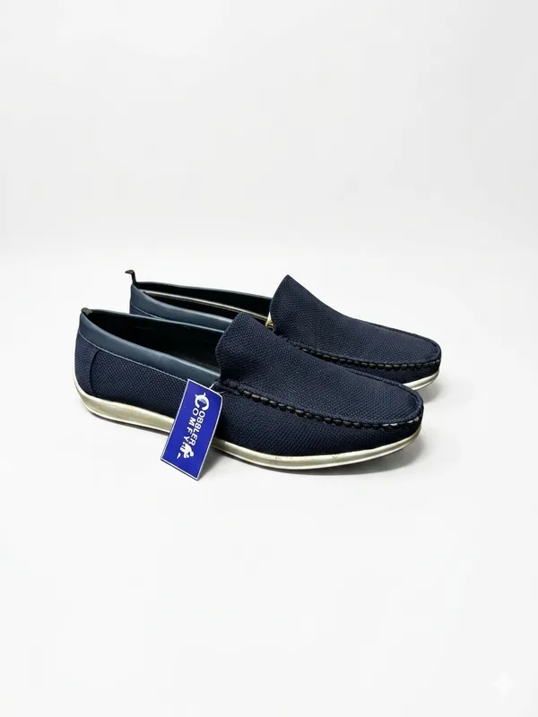 Navy_Blue_Canvas_Slip-On_Loafers_For_Men