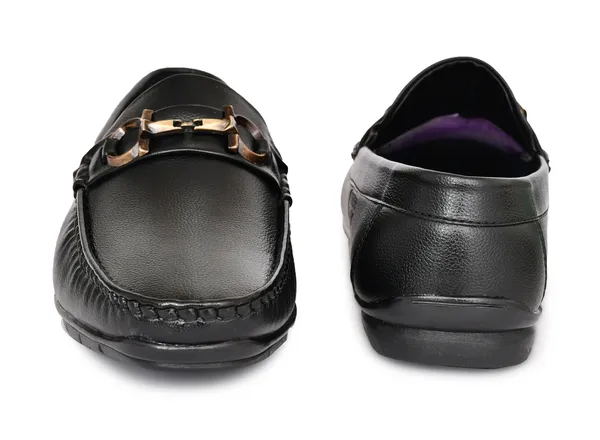 Black_Leather_Buckle_Slip-On_Loafers_For_Men